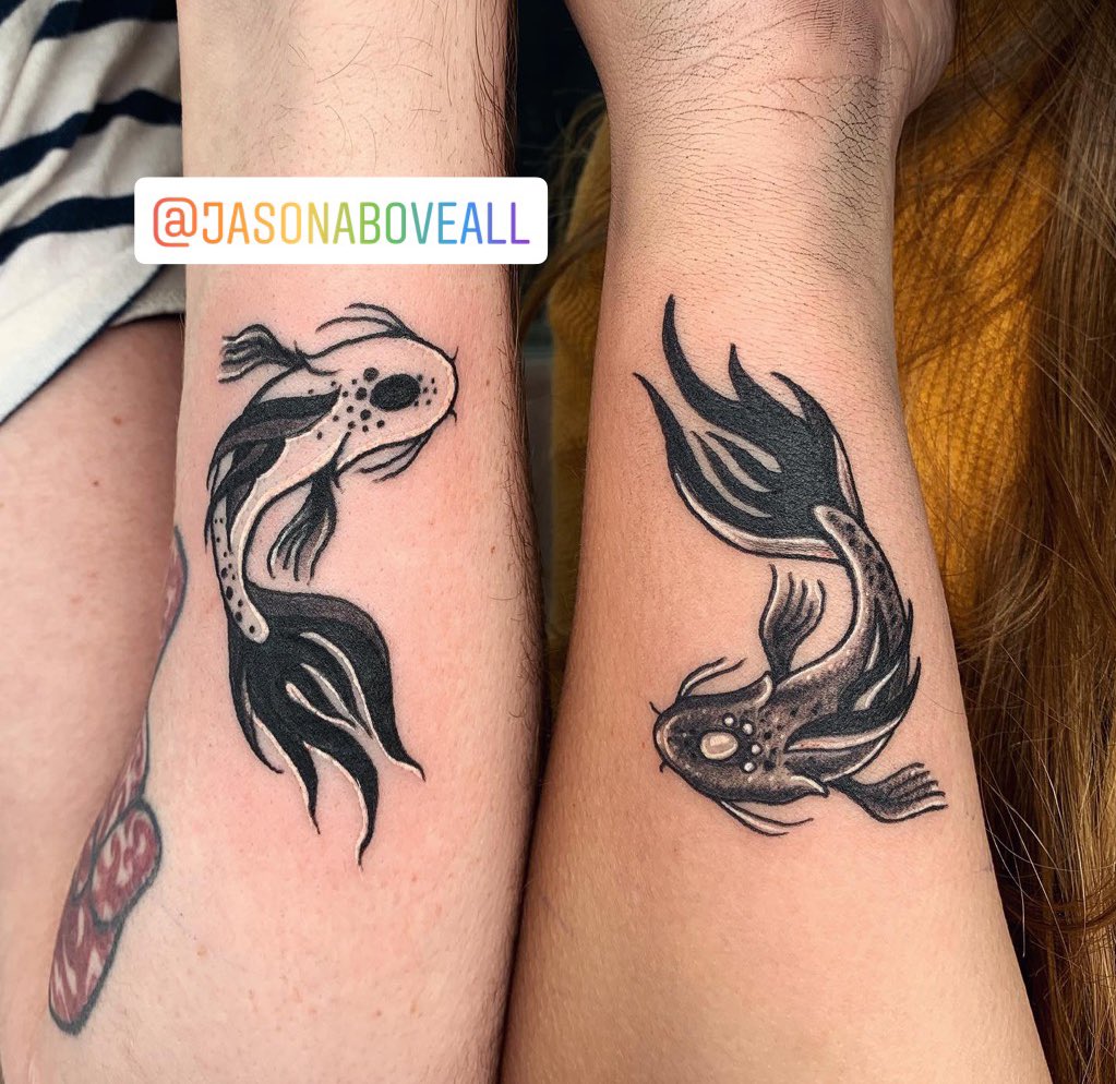 VC INK TATTOO GALLERY on Instagram Koi fish with floral matching tattoo  Tattoo done by kakiclaratattoos