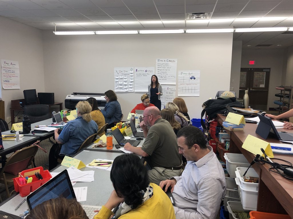 A great day of learning with the Carnegie math support team and our SGF math teachers! Thank you to the Carnegie team @carnegielearn #WhatsBestForKids #capablelearners #iteachmath