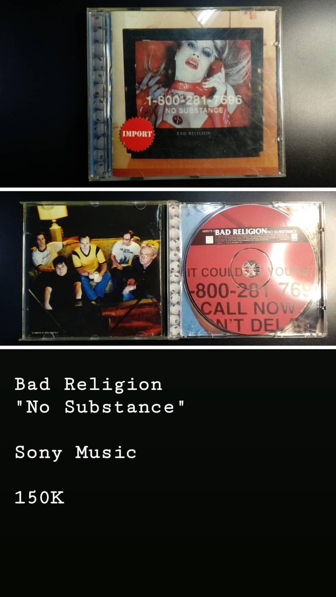 yosinasution's tweet image. Jual koleksi pribadi CD Original Bad Religion. Sila di cek.