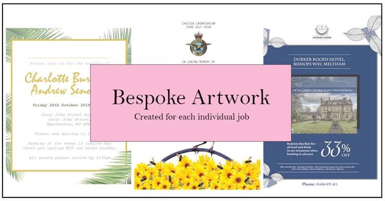 We can create #artwork to suit your #brand all produced with high quality #printing!