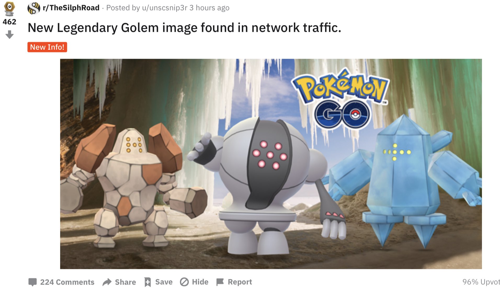 Onepoke 新たに解析で レジトリオ の画像がデータに発見されたとのこと 来月の 巨大な発見 のイベントに関係してる可能性も T Co Amyyqnruci ポケモンgo レジロック レジアイス レジスチル T Co Qpwprwgj4m Twitter