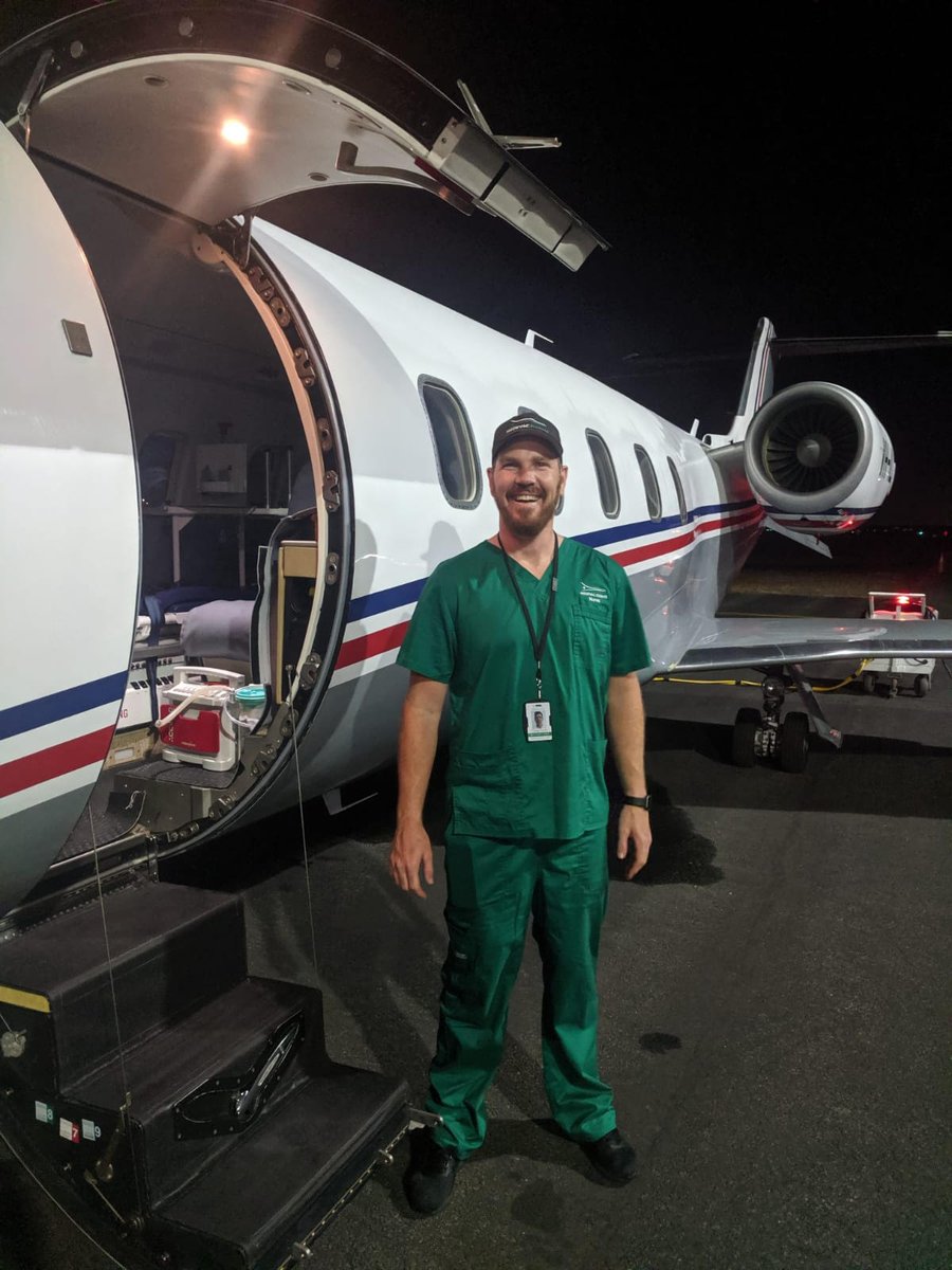 MedevacFlights's tweet photo. A very early start for our #medevac team this morning but as usual, they're all smiles! Repatriating a #patient from #Fiji back to #Australia. https://t.co/pLi3lccloE