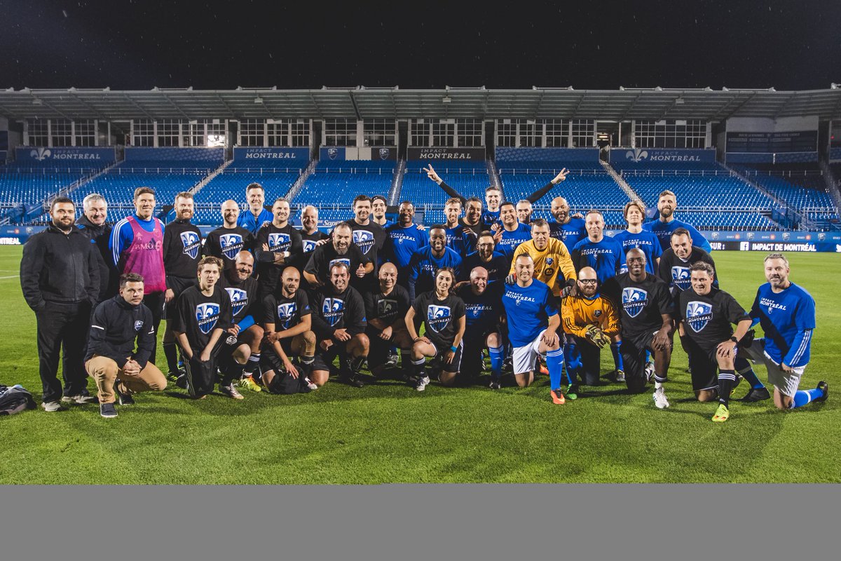 pbernier10's tweet photo. Cette pelouse verte, ce stade 👌🏾

Un énorme plaisir et honneur de refouler terrain avec mon ancien coéquipier @HassCamara6 les membres 🔵⚪️⚫️ et les médias. 😁

@impactmontreal  #TeamBernier #TeamCamara https://t.co/nqIHBjG7Sv