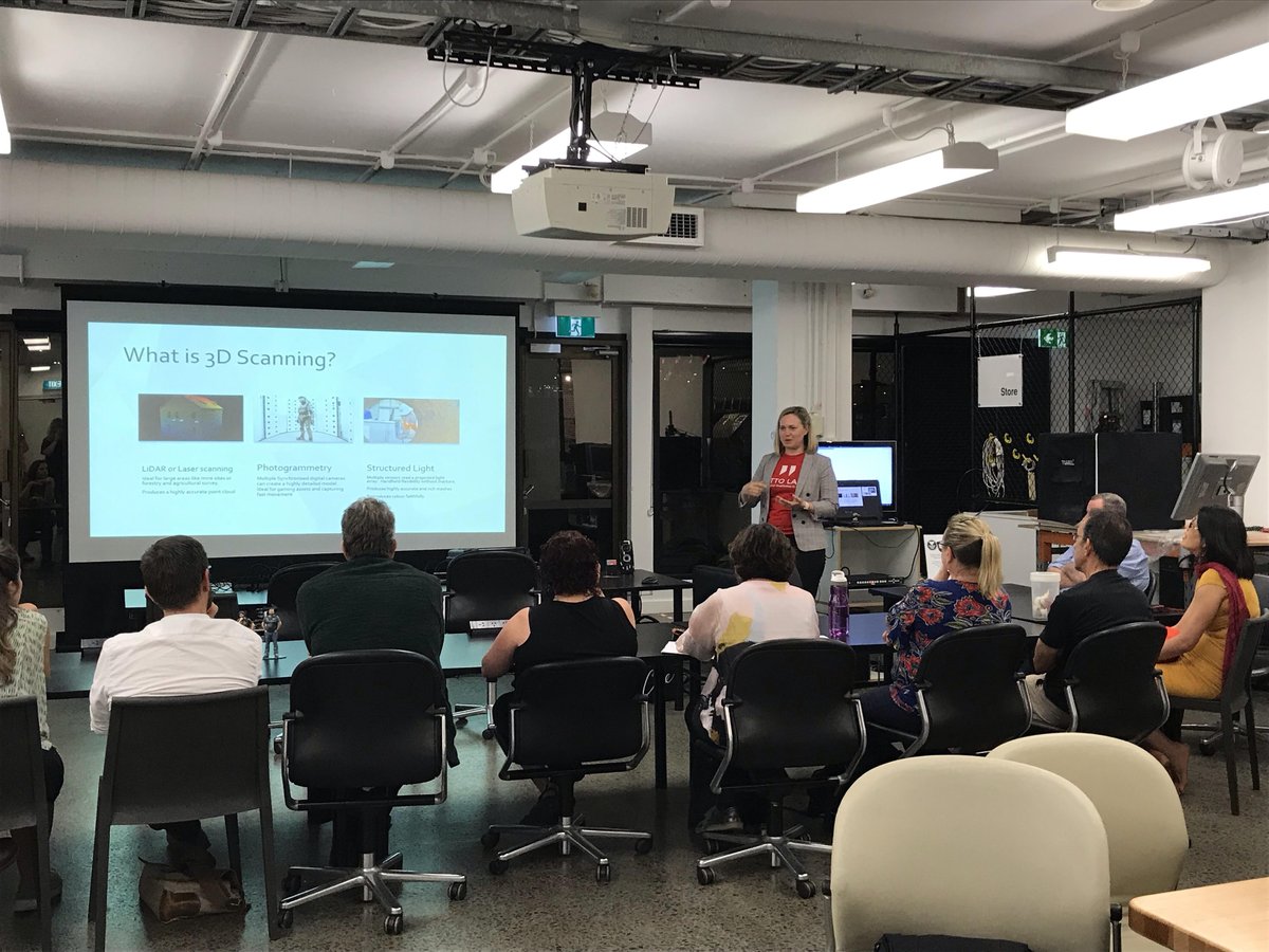 gizmo3Dprinter's tweet photo. Thanks to everyone who attended the latest #Brisbane @Wi3DP Meetup to learn about 3D scanning from the founder of @DittoLabsBNE Christie Tamas ♥️ Think we can all agree it was a great night 😀 #Womenin3Dprinting https://t.co/XdsetR63L6