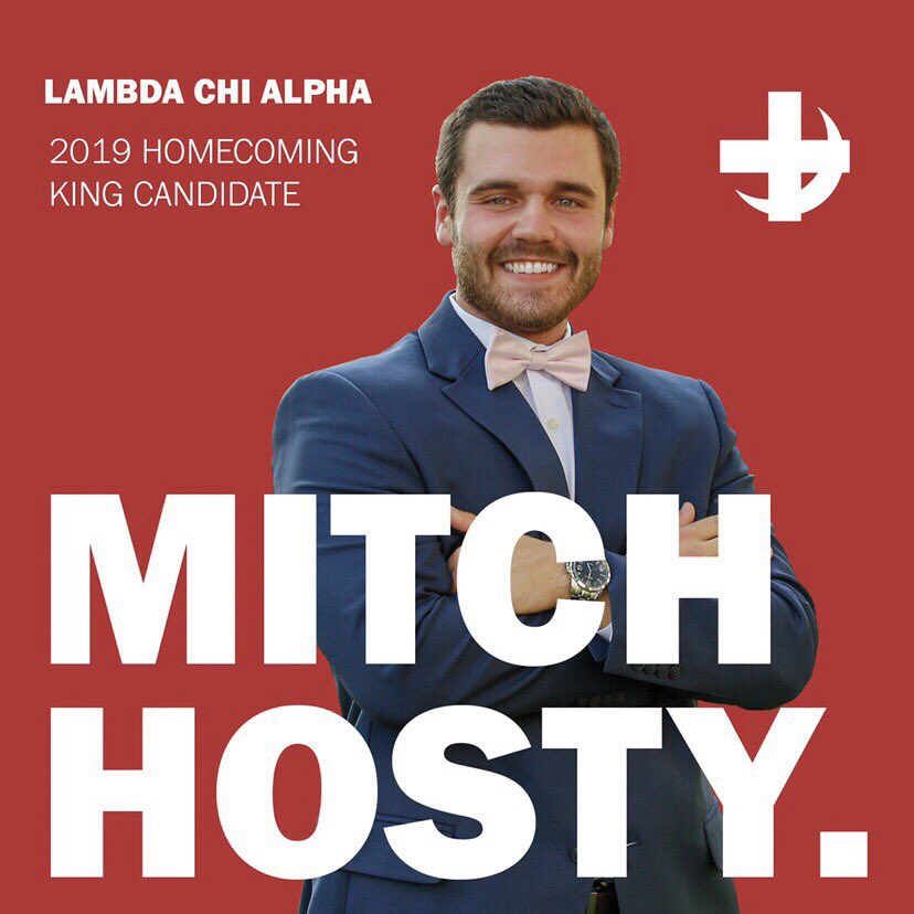 Getting saucy for Hosty. Vote Mitch Hosty for Homecoming King! 🔥🔥