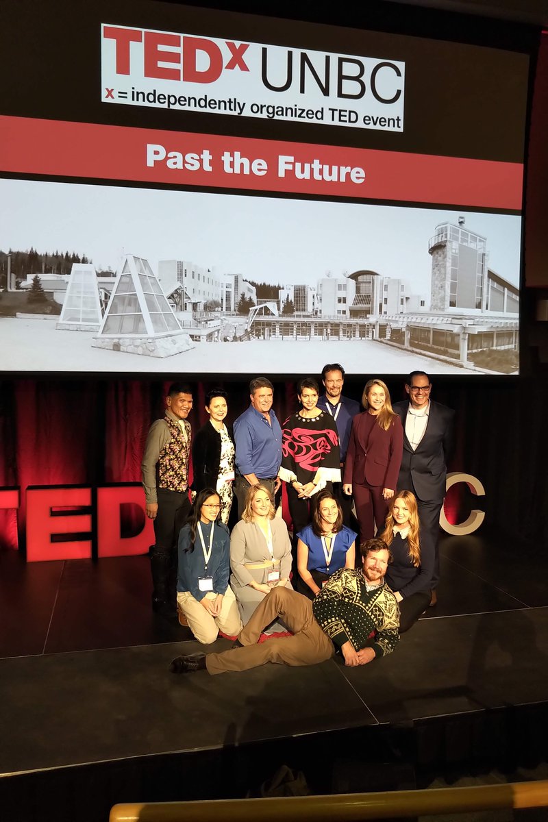 That's a wrap on #TEDxUNBC2019! A HUGE thanks to our amazing speakers who enlightened and inspired the audience for an entire day Saturday with their wonderful topics related to Past the Future. #CityofPG #UNBC #TEDx