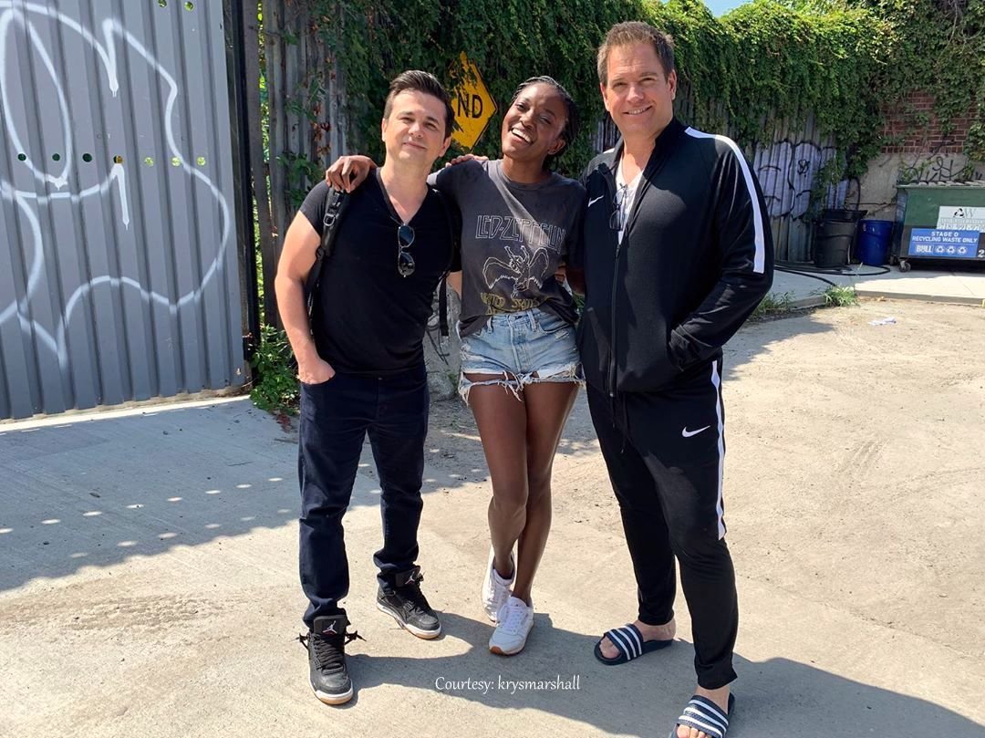 JustM_W's tweet photo. Courtesy: krysmarshall on IG
"Hi friends! My episode of @bullcbs airs NEXT MONDAY 10/14, at 10pm. Set your dvr! 📺"
#FreddyRodriguez #BennyColon #BenjaminColon #MichaelWeatherly #AgentDinozzo #TonyDinozzo #Dinozzo #NCIS #DrBull #JasonBull #BullCBS https://t.co/PR2ZduFh2A
