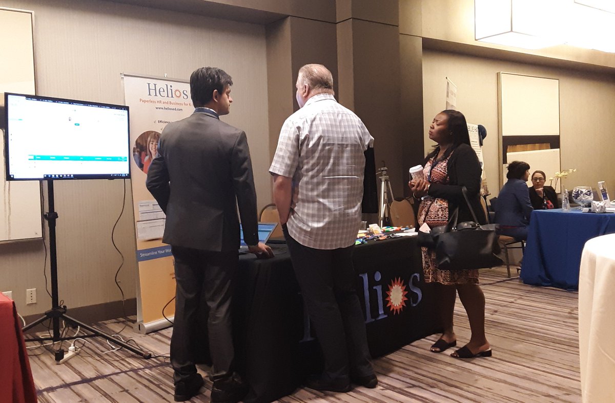 Helios_Ed's tweet photo. Honored sponsors among the many K-12 districts representing this year's Association of California School Administrators - #ACSA2019 Personnel Institute in Long Beach, CA. Sharing the wonders of K-12 #PaperlessHR!
#K12PaperlessHR #K12HR #HRSolution #HeliosEd #Helios https://t.co/3un2BXF7PJ