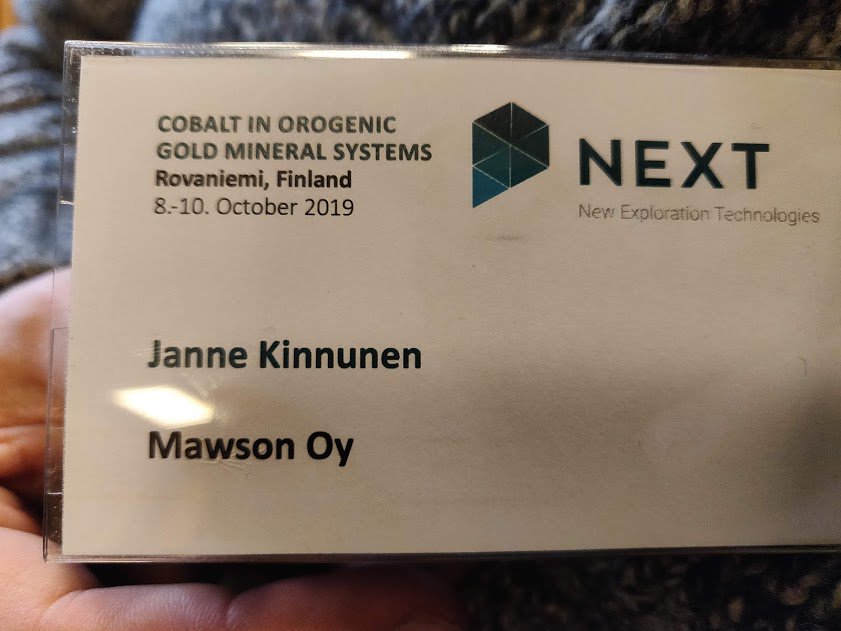 New exploration technologies <a href="/NEXT_H2020/">NEXT</a> 3rd Progress Meeting &amp; Exploration Seminar Northern Fennoscandian Shield. | Rovaniemi, #Finland <a href="/AholaNoora/">Noora Ahola</a> and <a href="/kinnujan/">Janne Kinnunen</a> represent host @MawsonResource. #Gold #Cobalt #Exploration