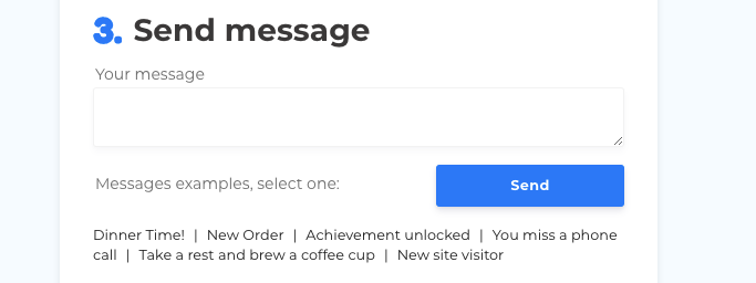 AlarmioApp's tweet photo. Now you can send your messages right from the dashboard! Hooray! 🦜 https://t.co/kaN7RPJctL