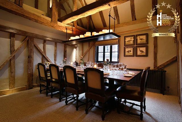 RMArchitect's tweet photo. We are very pleased to announce that  @thefalconrestaurant in Buntingford was awarded with the Interior Design Award for the @HertsBuildAward 2019! Thanks to interior designer @joanne.s.wright for working with us to bring back to life this beautiful Grade II listed building!… https://t.co/qz2u9pFzSK