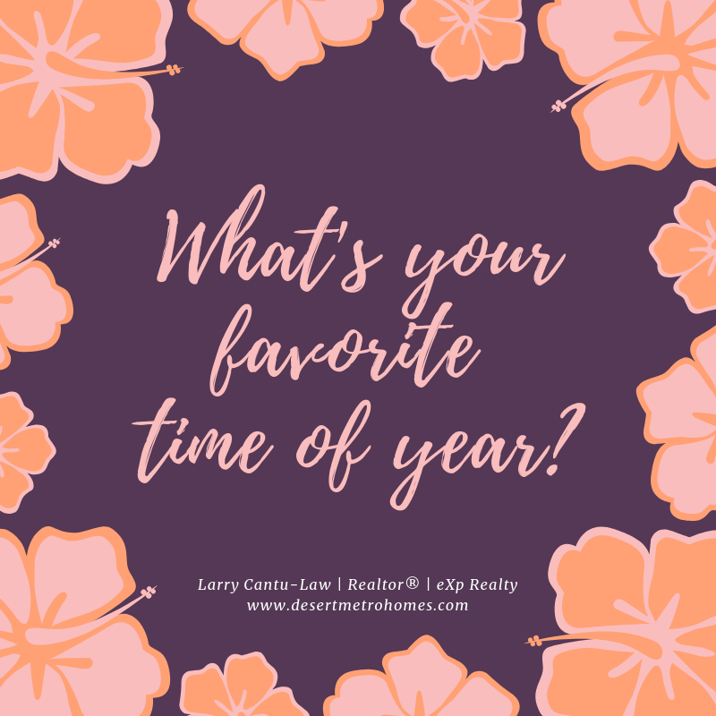 DztMetroRealtor's tweet photo. 👉Question of the Day 💭

Q: What's your favorite time of year ❄️🌱👙🍂?

A: 🌴Summer 🌴 (I love the Sun☀️ &amp; Beaches🏖️)

#QOTD #AZRealEstate #AZRealtor #DesertMetroHomes #QuestionoftheDay https://t.co/YP0PBGqVdG