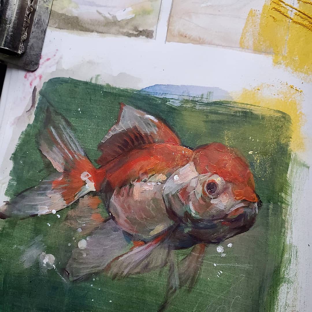 a_schadhauser's tweet photo. some recent paintings, wips and sketches. https://t.co/WPsRdg6BsU