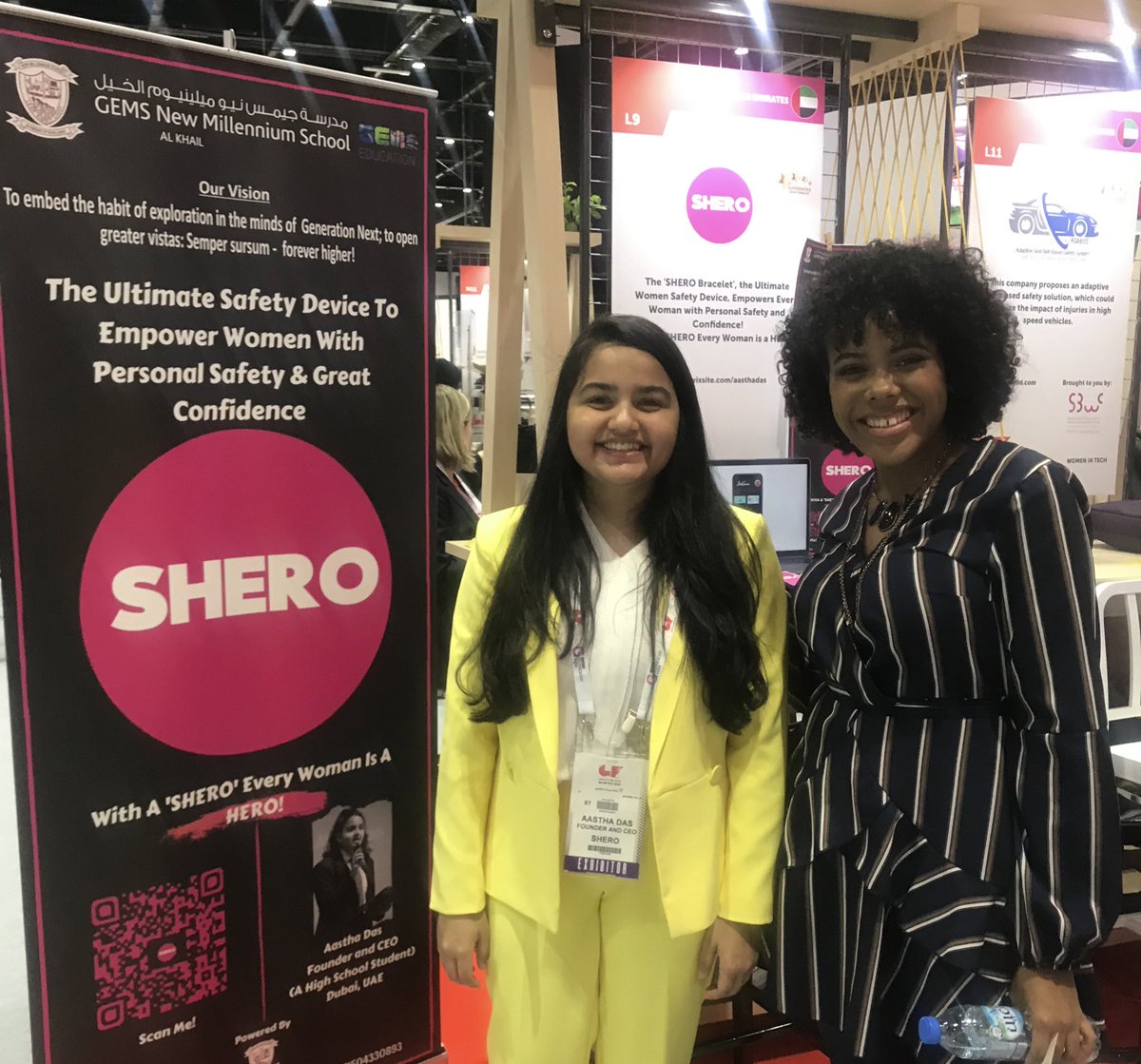 #GITEXFutureStars 2019 second big event for @101SHERO! 
A monumental opportunity for a student entrepreneur 
#HugeLearningCurve 
@GemsXonline @Fatima_Martin @sheetaljoshi05 @deepwittered @KHDA @TeresaRusten