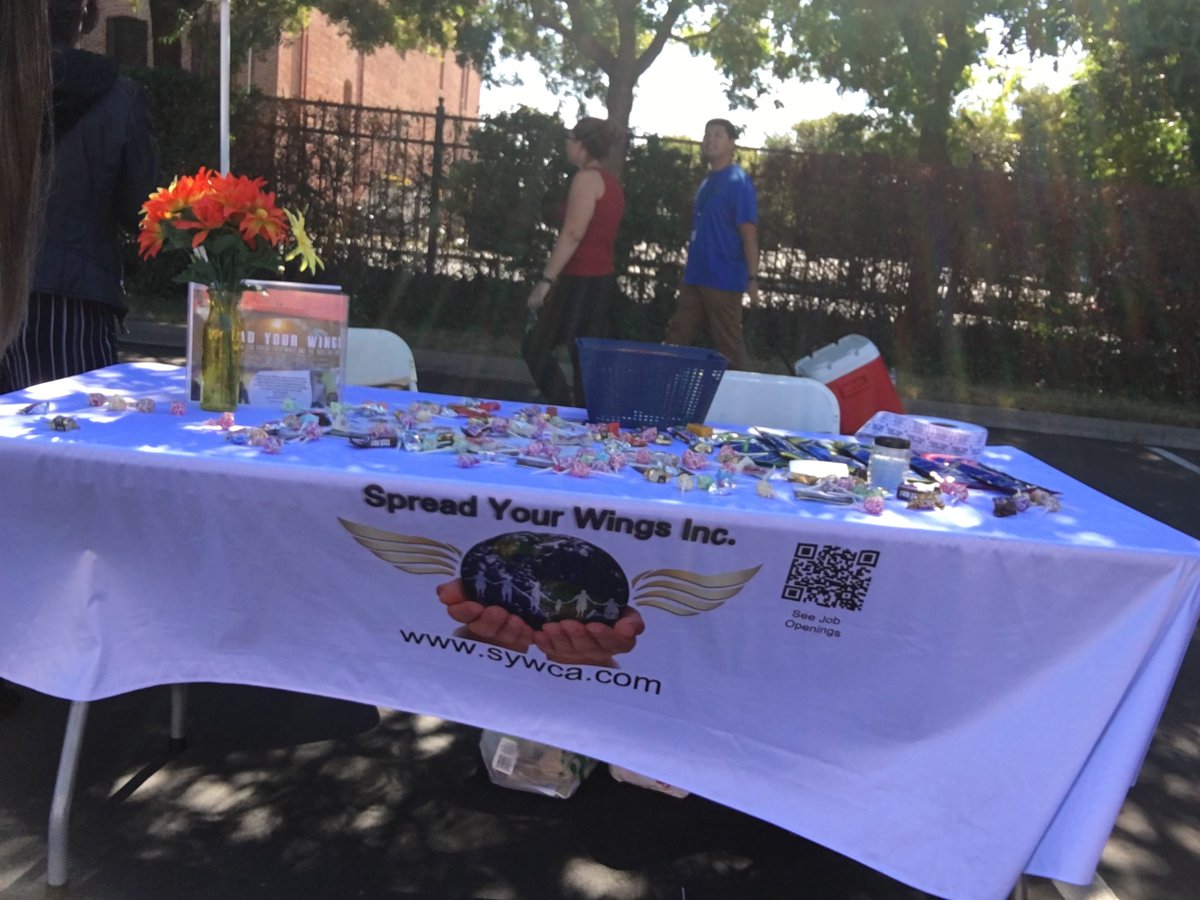 SYW_LLC's tweet image. On behalf of Spread Your Wings, we would like to thank Valley Mountain Regional Center for having us participate in VMRC 3rd Annual Cultural Fair that was held on Saturday, Oct 5th in Stockton, CA. 

We had a blast!

#VMRC #SanJoaquinCounty #CommunityResources