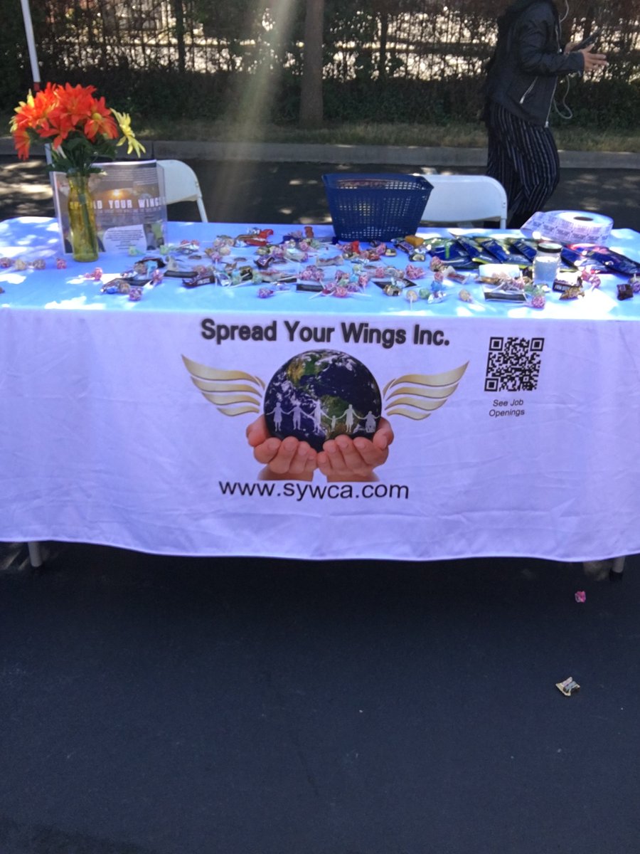 SYW_LLC's tweet image. On behalf of Spread Your Wings, we would like to thank Valley Mountain Regional Center for having us participate in VMRC 3rd Annual Cultural Fair that was held on Saturday, Oct 5th in Stockton, CA. 

We had a blast!

#VMRC #SanJoaquinCounty #CommunityResources