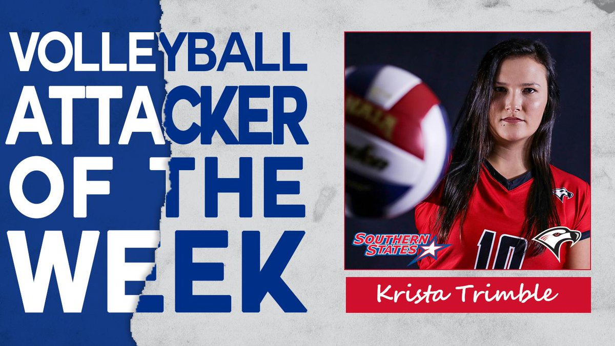 Krista Trimble of <a href="/FC_Athletics_/">Florida College Athletics</a> named SSAC Volleyball Attacker of the Week.

📝 bit.ly/2AT7UnU