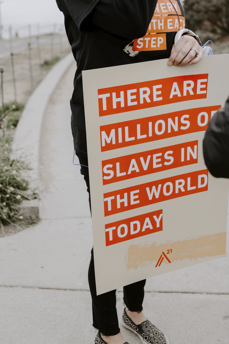 walkforfreedom4's tweet photo. THIS is why we walk! ✊🏿✊🏽✊🏻  We will not be silent! We will fight for you! Link in bio to join us! 🖤 #WalkForFreedom #WalkForFreedom2019 #wffsf #WalkForFreedomSF #A21 #AbolishSlavery https://t.co/s6KzDL5zU1
