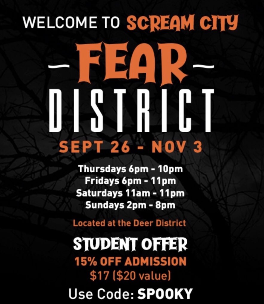 tschellinger_16's tweet photo. Head on over to the Fiserv to get some screams out with friends before midterms, Happy October Everyone🍂🍁 https://t.co/LZXoKRTjmc