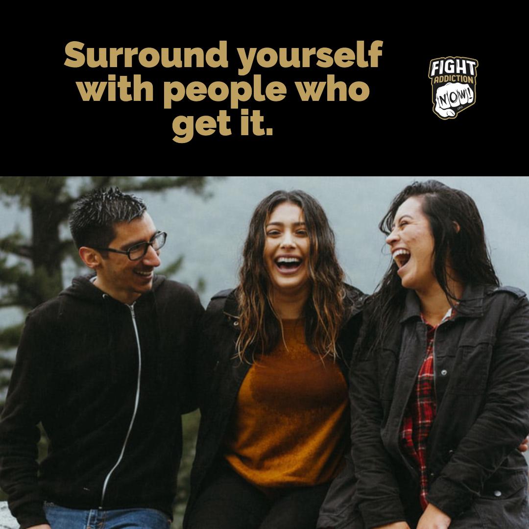 WeRecovered's tweet photo. Surround yourself with people who get it.
#RecoveryDay #RecoveryQuotes #RecoveryMode #RecoveryFood #RecoveryWarrior #RecoveryWin #RecoveryisPossible #RecoveryisWorthIt #FightAddictionNow https://t.co/ye3E39vNXM