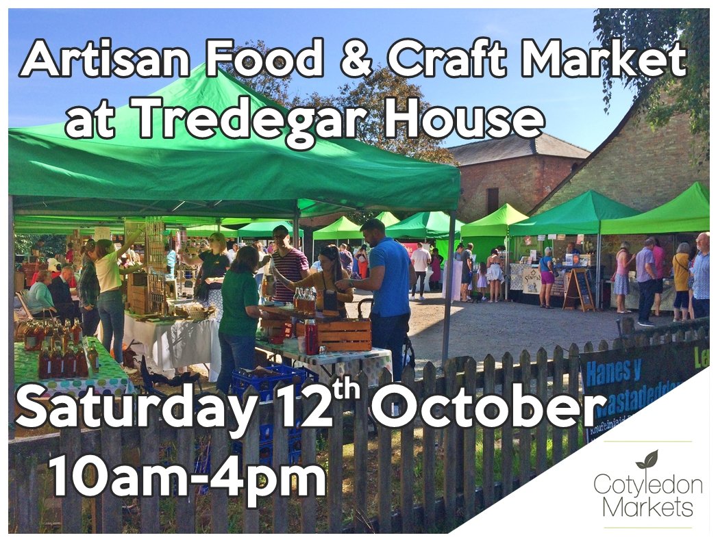 CotyledonBMCIC (@cotyledonbmcic) on Twitter photo Hello #PortHour 👍 our #food & #craft #market returns to the fabulous @NTTredegarHouse on Saturday with lots of amazing #local traders including <a href="/BertThePotter1/">Bert The Potter</a> <a href="/littleblackhen1/">Little Black Hen</a> <a href="/WigmoresB/">Wigmores Bakery</a> <a href="/EccentricGin/">Eccentric Spirits</a> <a href="/beestorfaen/">melhoney</a> <a href="/cawscenarth/">Caws Cenarth Cheese</a> <a href="/thepiecreator/">Nigel Craige</a> and many more 😀 Hello #PortHour 👍 our #food & #craft #market returns to the fabulous @NTTredegarHouse on Saturday with lots of amazing #local traders including <a href="/BertThePotter1/">Bert The Potter</a> <a href="/littleblackhen1/">Little Black Hen</a> <a href="/WigmoresB/">Wigmores Bakery</a> <a href="/EccentricGin/">Eccentric Spirits</a> <a href="/beestorfaen/">melhoney</a> <a href="/cawscenarth/">Caws Cenarth Cheese</a> <a href="/thepiecreator/">Nigel Craige</a> and many more 😀