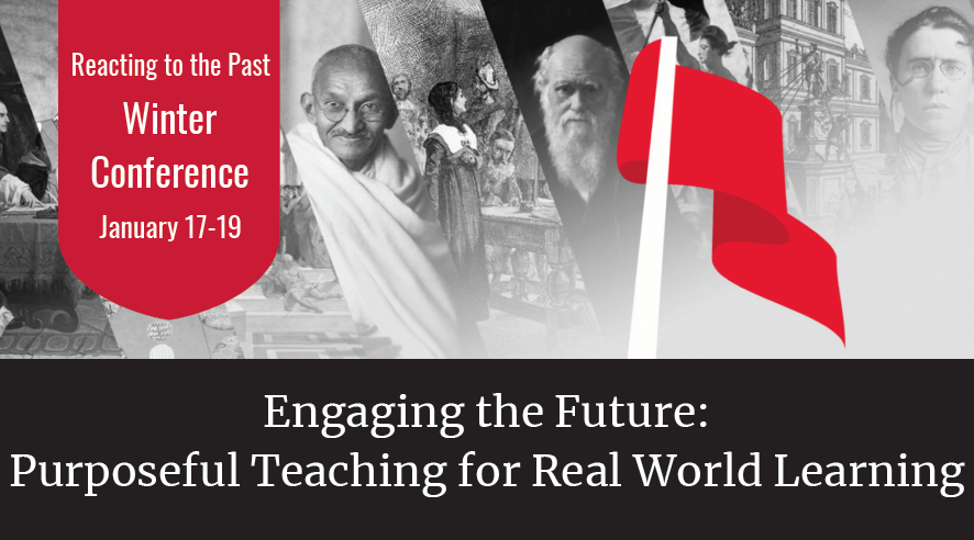 TCHagood's tweet photo. Delighted to invite colleagues and friends far and wide to the 4th Annual @ReactingTTPast Winter Conference here @universityofga. January 17-19. For more information + register: https://t.co/49Et19HeYX #engagingthefuture #teaching #learning #RTTP #highered #studentsuccess https://t.co/55vZDq5FXs