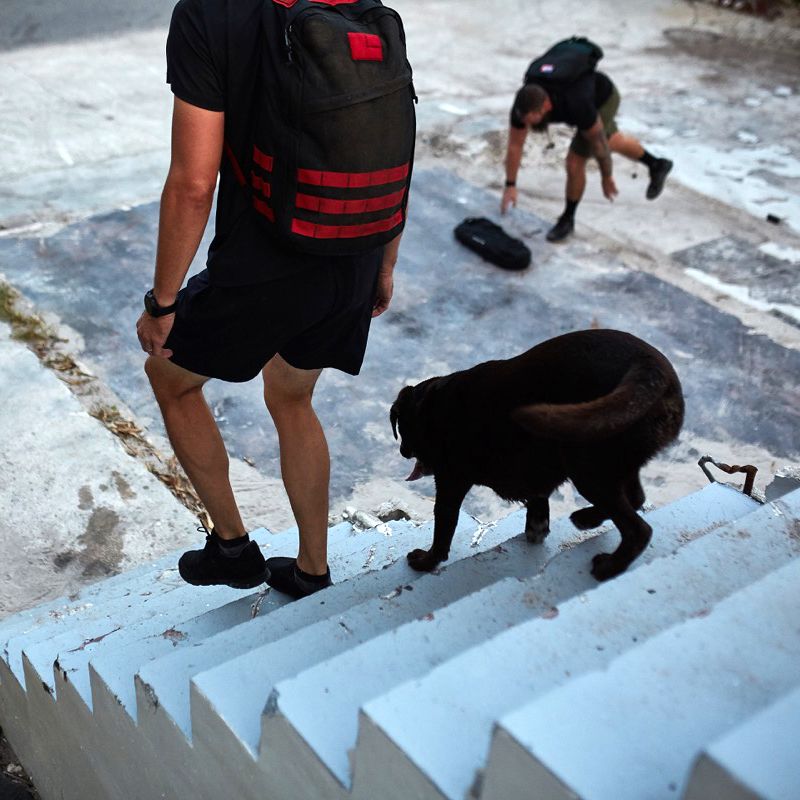 GORUCK's tweet photo. "You need to stay connected with people in the real world. That's what community is about and that's just one of the things I love that rucking can do - bring people together." Read more about the Four Pillars of Training by Jason: https://t.co/LO0naawEqY #GORUCK #Community https://t.co/rwA5AJ4R1t