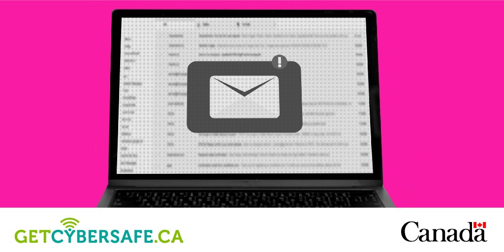 GetCyberSafe's tweet image. It's human nature to doubt our instincts, but you should always trust your gut when you see a suspicious-looking email. 🤔

Get into the habit of deleting anything that seems odd or unusual — if it's from someone you know, they'll find another way to reach you. #GetCyberSafe