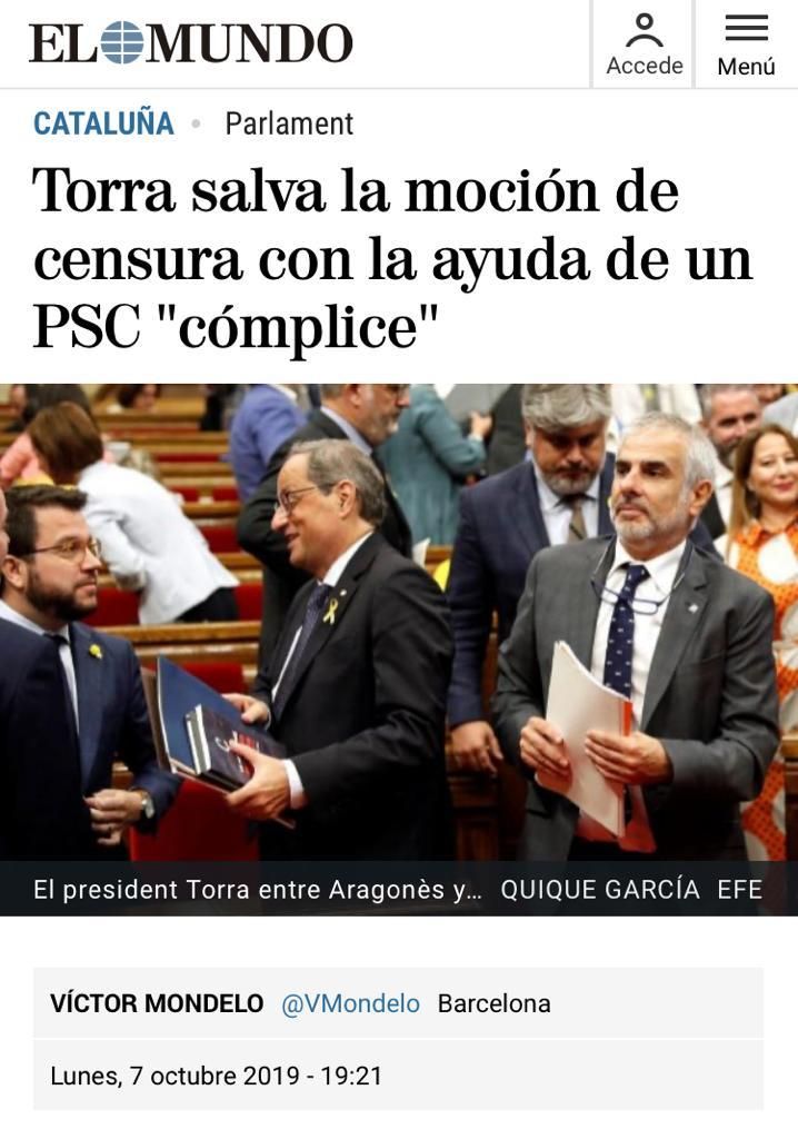 CarboCris's tweet photo. 👉👉👉👉 ya sabemos de qué lado están los @socialistes_cat siempre #MocionCensura #porlaconvivencia #psccomplices https://t.co/nSeCYCkgRk