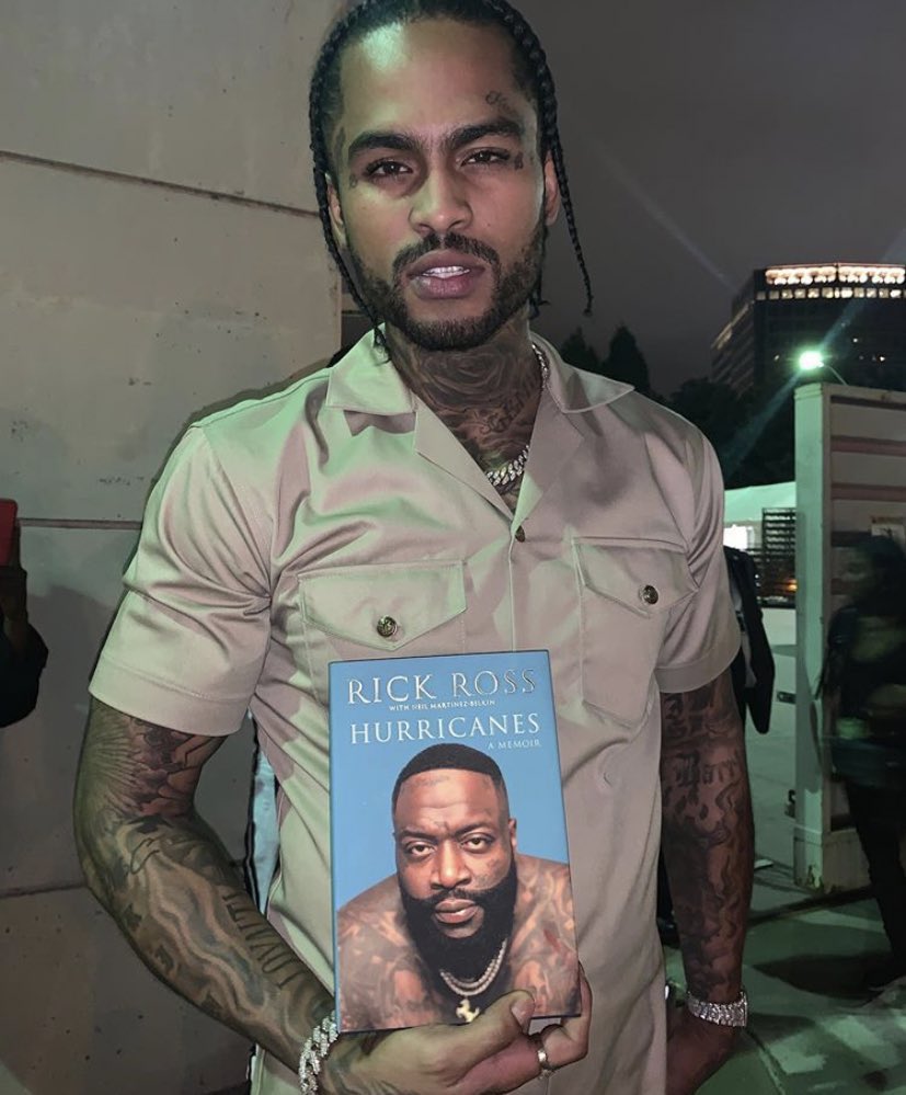 TylerJLackey's tweet photo. #RickRoss new book “Hurricanes” has hit the book shelves. You finna read this?? #RickRoss #daveeast #Hurricanes https://t.co/TxEP2QutCr
