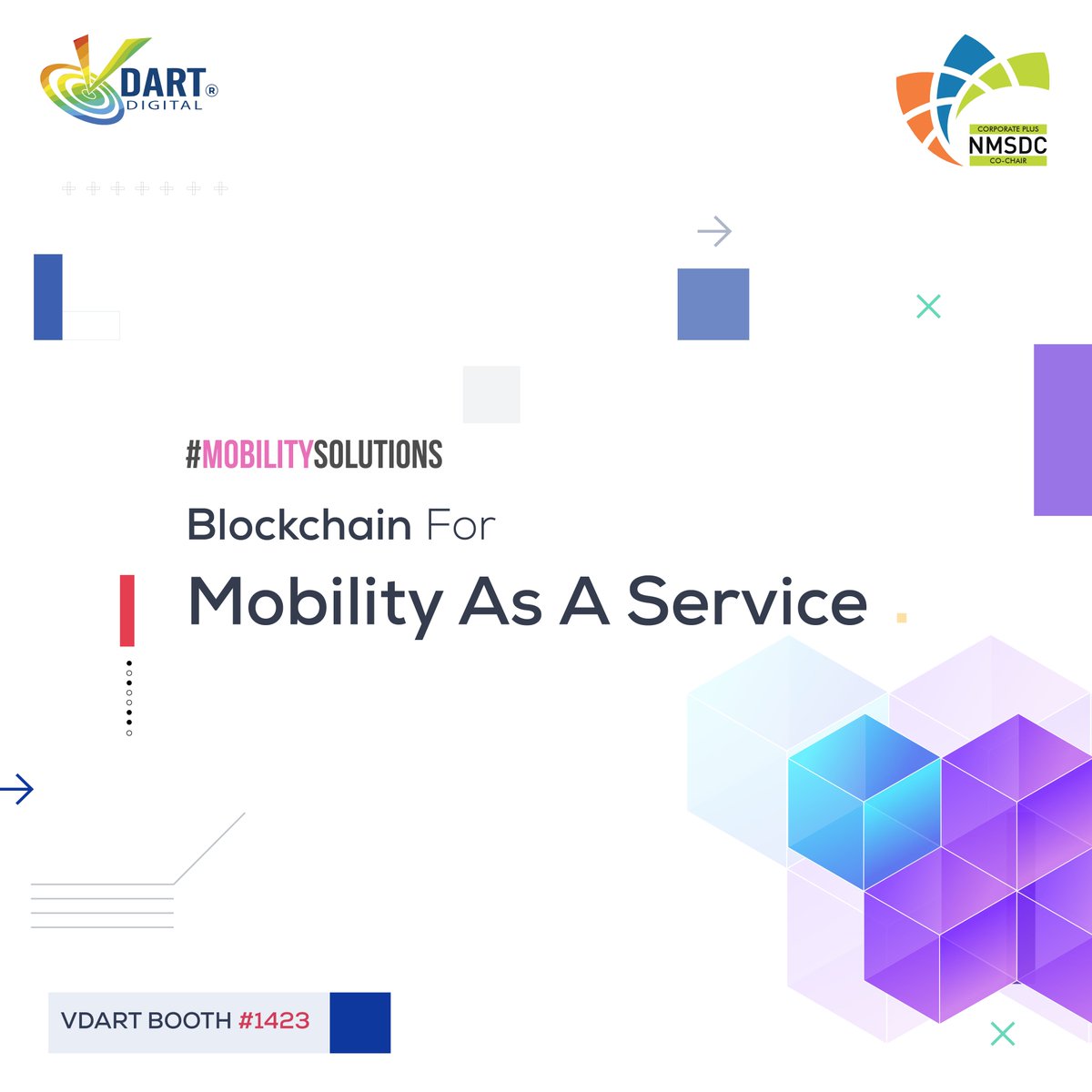 VDartDigital's tweet photo. #Blockchain for Mobility As A Service. Learn more at our booth #1423

NMSDC Conference, Atlanta – Oct 12-16

#VDartNMSDCCorpPlusCoChair #NMSDCConference #AllRoadsLeadToAtlanta #SupplierDiversity #WeAreNMSDC #MBE #VDartDigital

@NMSDCHQ @GMSDC @StaceyJKey https://t.co/cwNn7lgHHL