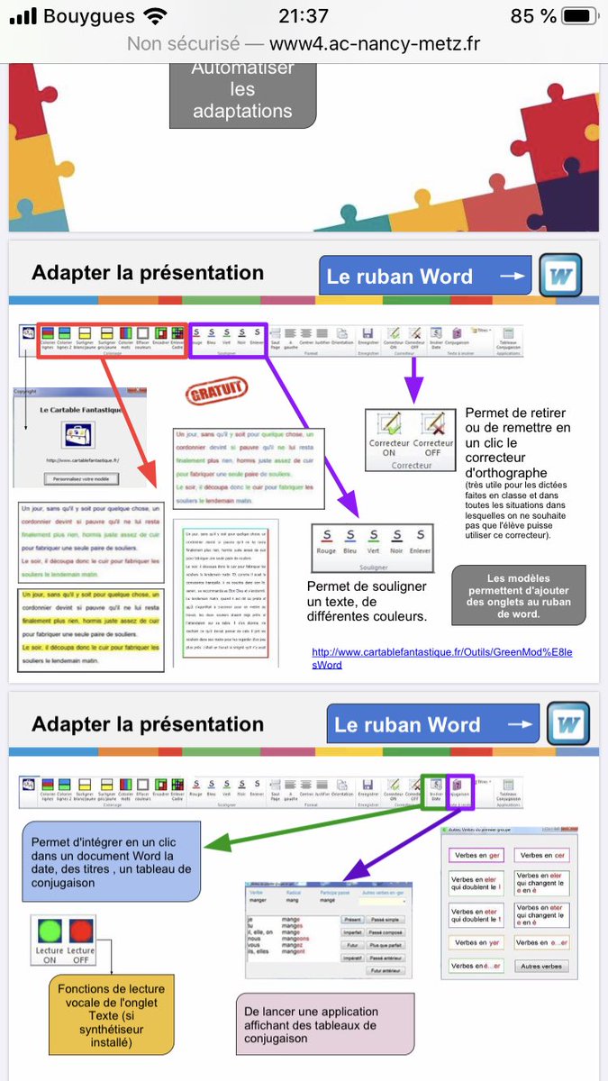 isafil's tweet photo. #les _indispensables 👍 Une ressource époustouflante qui recense TOUS les outils pour adapter les supports ❤️ Quel talent ! Merci ⁦@acnancymetz⁩ ➡️ https://t.co/lNRZSsTytm https://t.co/rjsGPjJYfJ