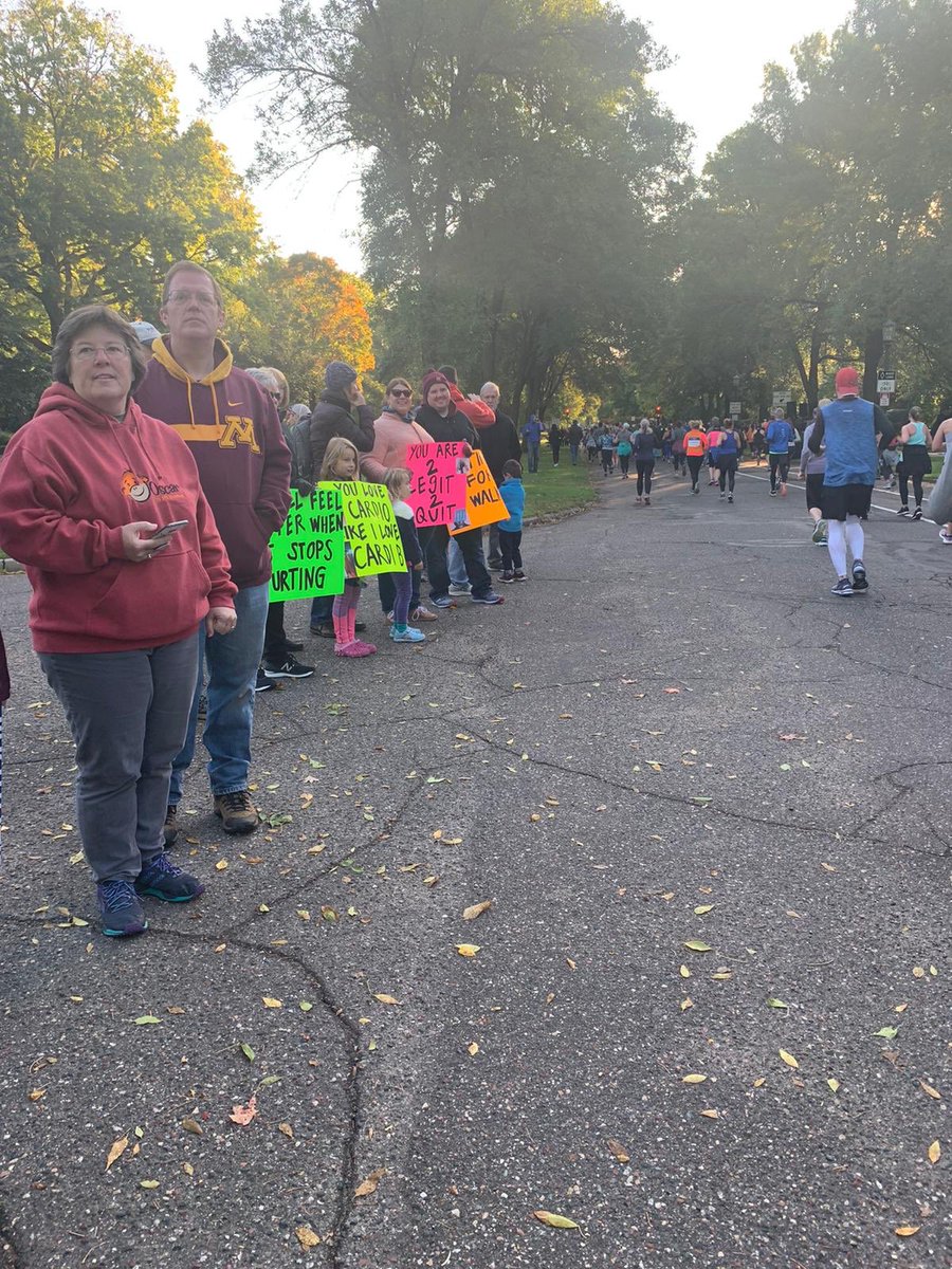 Eight_US2018's tweet photo. Continuing our volunteering work 
We had a busy weekend 🤩
with @tcmarathon 
As we participated to cheer &amp; support 👏🏻 the #twincitiesmarathon runners https://t.co/lEtXI9QGhl