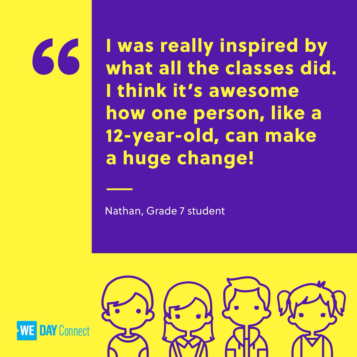 #DYK: Even our very own <a href="/CraigKielburger/">Craig Kielburger</a> started making a difference when he was just 12-years-old? 

Are you ready? Join us TOMORROW for #WEdayConnect ow.ly/YNSV50wraZb