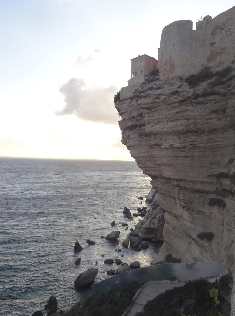 I don't think I'd sleep too well if I lived up there. 
(Ps, Corsica is ruddy beautiful. Go.)