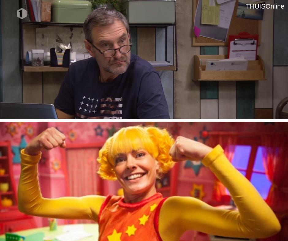 Thuisonline's tweet photo. Schuddebollepats met het andere Kaatje? #thuisopéén #vrt @VandeVeldePeter @SarahVangeel https://t.co/UUsEvAu1Ww