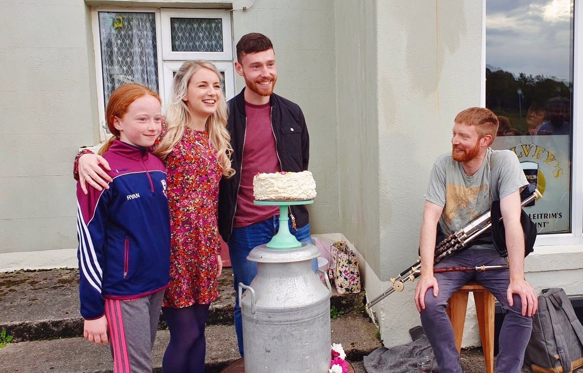 EdwinaGuckian's tweet photo. Míle Buíochas to Sean Gilrane &amp; all who supported the Cake Dance at Ballinaglera Trad Weekend.John Tuohy played the sweetest of music and donated all the proceeds from his hat to the North West Hospice which came to €140. Thanks to mammy for the amazing cake! #cakedance #leitrim https://t.co/QEfnofDfqT