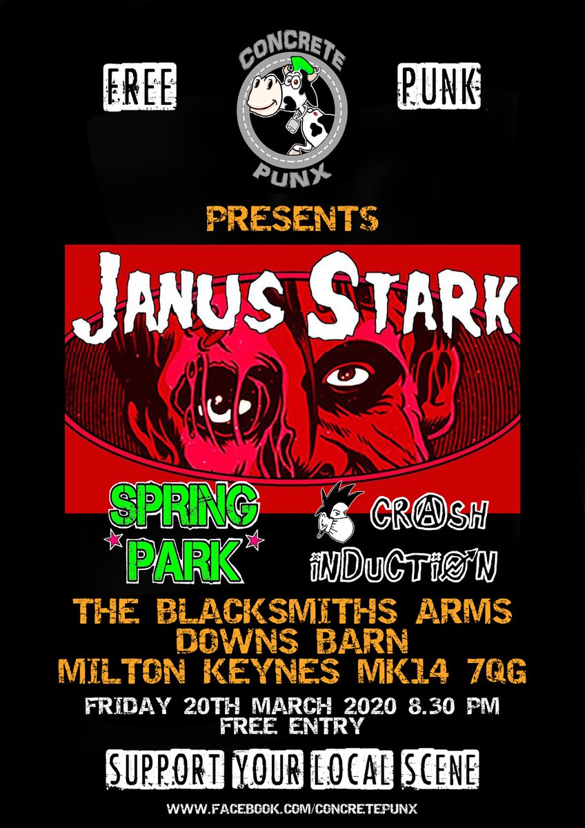 Coming up next March...
#freegig #gig #punk #freepunk #livemusic #janusstark #punkrock #supportyourlocalscene