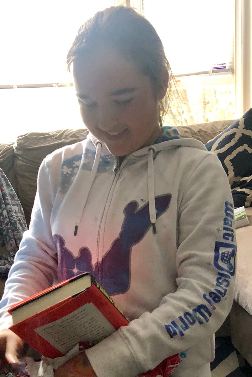 amt_6262's tweet photo. @AuthorStuGibbs. This 12 year old was so excited to get your latest book for her birthday! https://t.co/NifeALiZ3t