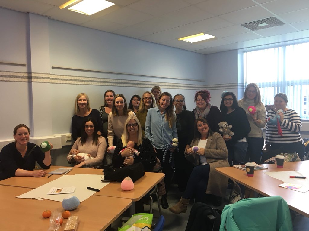 Second day of second Infant Feeding and Relationship Building course completed. Helping us work as a team towards achieving Baby Friendly Initiative Accreditation. <a href="/HelArmstrong251/">Helen Armstrong</a> <a href="/curry_kairen/">Kairen Curry</a> #nicu #maternity #lthtrnicu #lthtr #bonding #teambuilding #knittedboobs