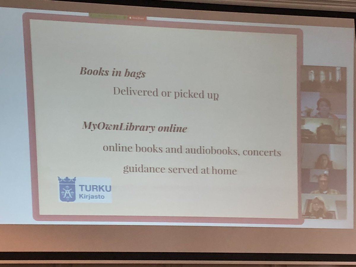 MarieeEiriksson's tweet photo. Turku public Libraries are extending their at home library services to include guidance home visits by librarians, streaming of concerts and litterary podcasts โค๏ธ
@Juhamanninen @LibrariesEU #LibrariesForEverybody #Libraries #LighthouseLibraries https://t.co/IkyqeHQNKI