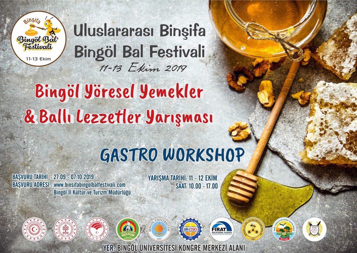 BingolOSB's tweet photo. 11-13 Ekim tarihlerinde gerçekleştirilecek olan Uluslararası Binşifa Bal Festivaline  teşriflerinizden onur duyarız.
@bingolvaliligi @bingol_basin @2023Bingol @bingoltso @BingolYDO @bingolozelidare @bingoledutr @bingolkultur @BingolYDO @BingolVe @BingolOSB @bingol_c @ticilbingol https://t.co/XB5bRBdjGe