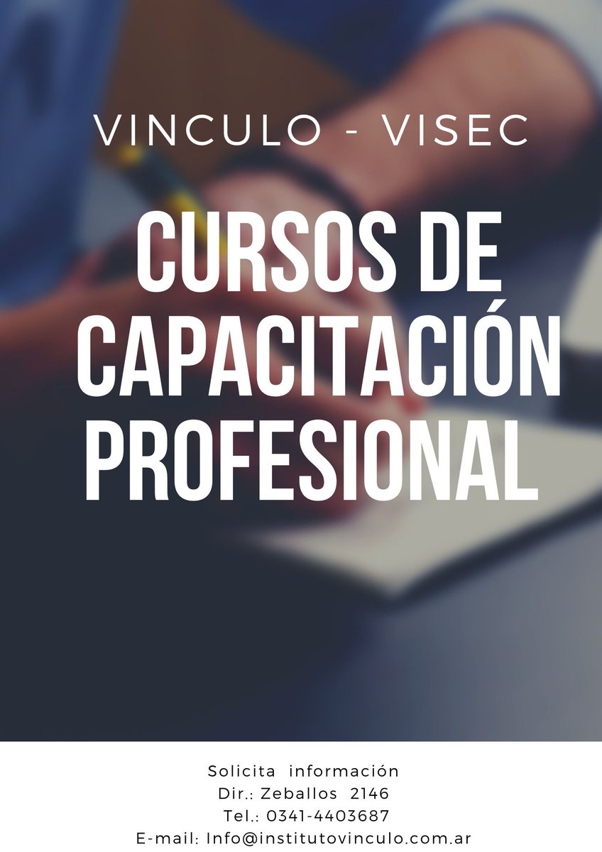 Vinculo_Visec's tweet photo. #Rosario #Santafe #BuenaSemana #Buenlunes #sumate
⚠️⚠️ATENCIÓN ‼️
➡️INSCRIPCIÓN ABIERTA 2020
📢CURSOS DE FORMACIÓN PROFESIONAL
➡️ADICCIONES Y VIOLENCIAS 
👉👉SOLICITA INFORMACIÓN 
➡️ info@institutovinculo.com.ar
COMUNICATE AL ☎️0341-4403687
‼️TE ESPERAMOS!!‼️ https://t.co/OErgjAFfP2