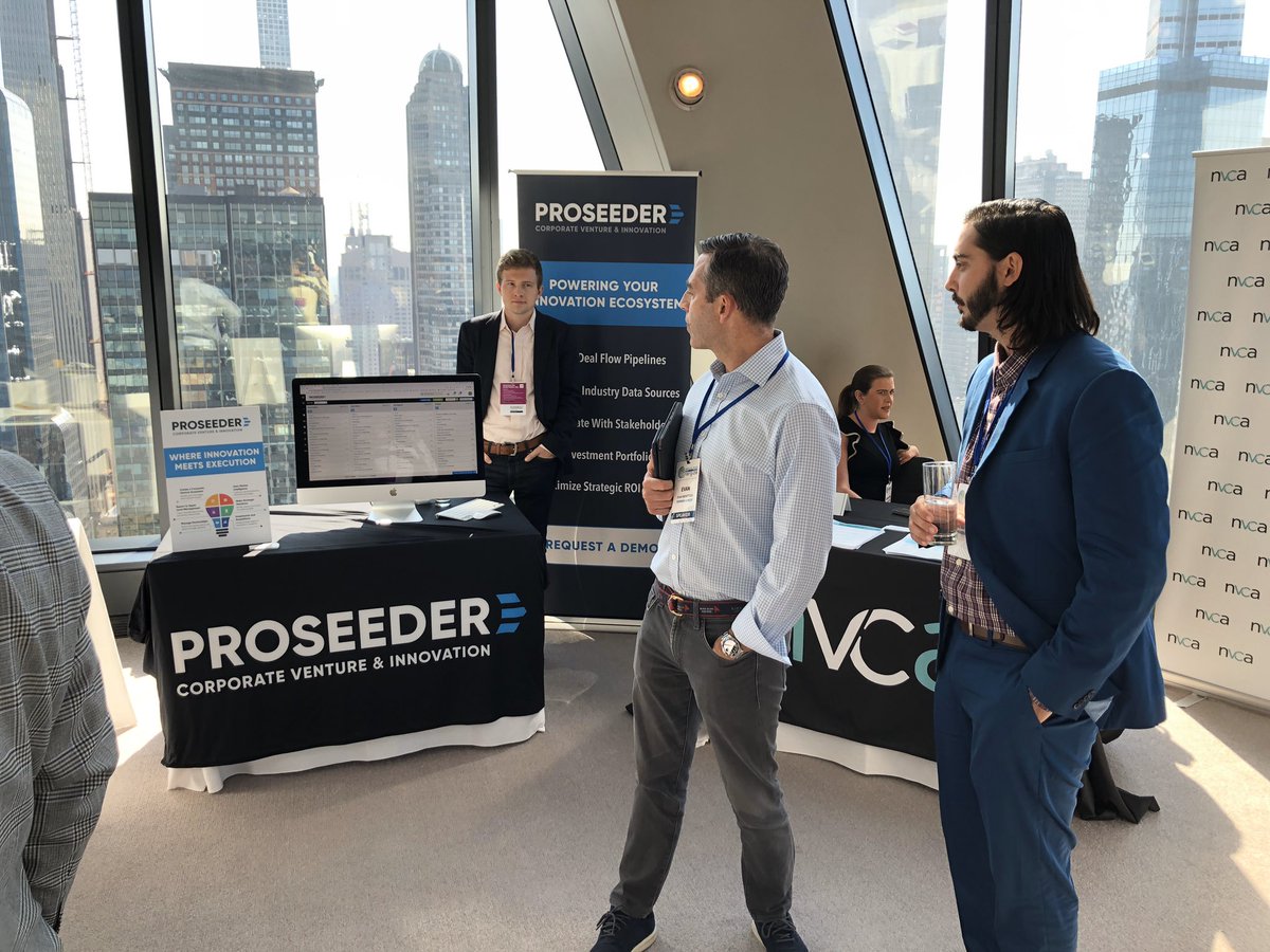 Our demo set up at the #GCVsynergize event in #NYC hosted by <a href="/GCVenturing/">Global Corporate Venturing</a> - was a great event and we’re looking forward to #GCVenergy in Houston! #CorporateVenture #VentureCapital #CorporateInnovation #InnovationEconomy
