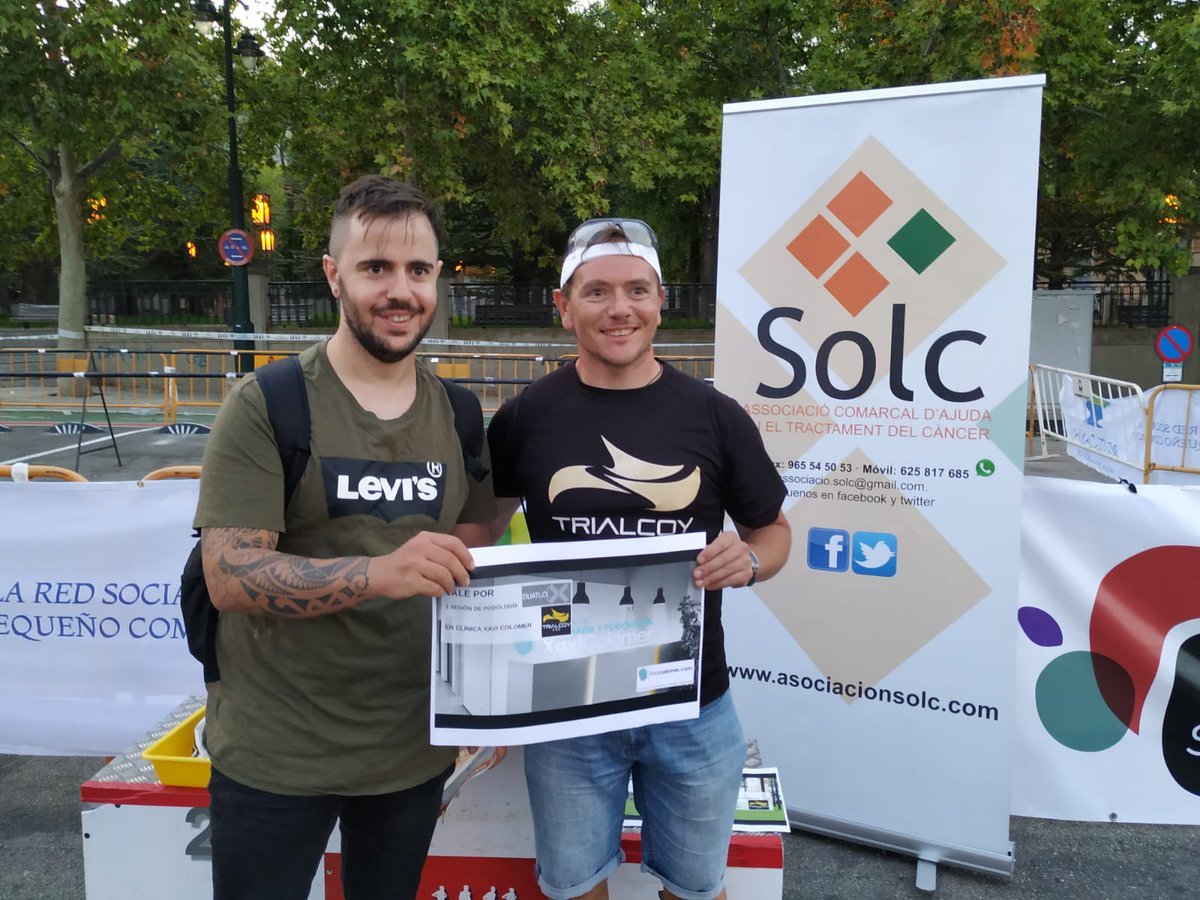 DuCrossAlcoy's tweet photo. Ganadores del sorteo Clínica de fisioterapia y rehabilitación Xavi Colomer
- Sergio Gil Blasco (dorsal 10) SESIÓN DE FISIOTERAPIA
- Aarón Valero Candela (dorsal 2) SESIÓN DE PODOLOGÍA

Podéis canjear vuestro vale en la clínica
C/ Sabadell, 4
966335127 xavicolomer@fisiocolomer.com https://t.co/nnRxf0lTfE