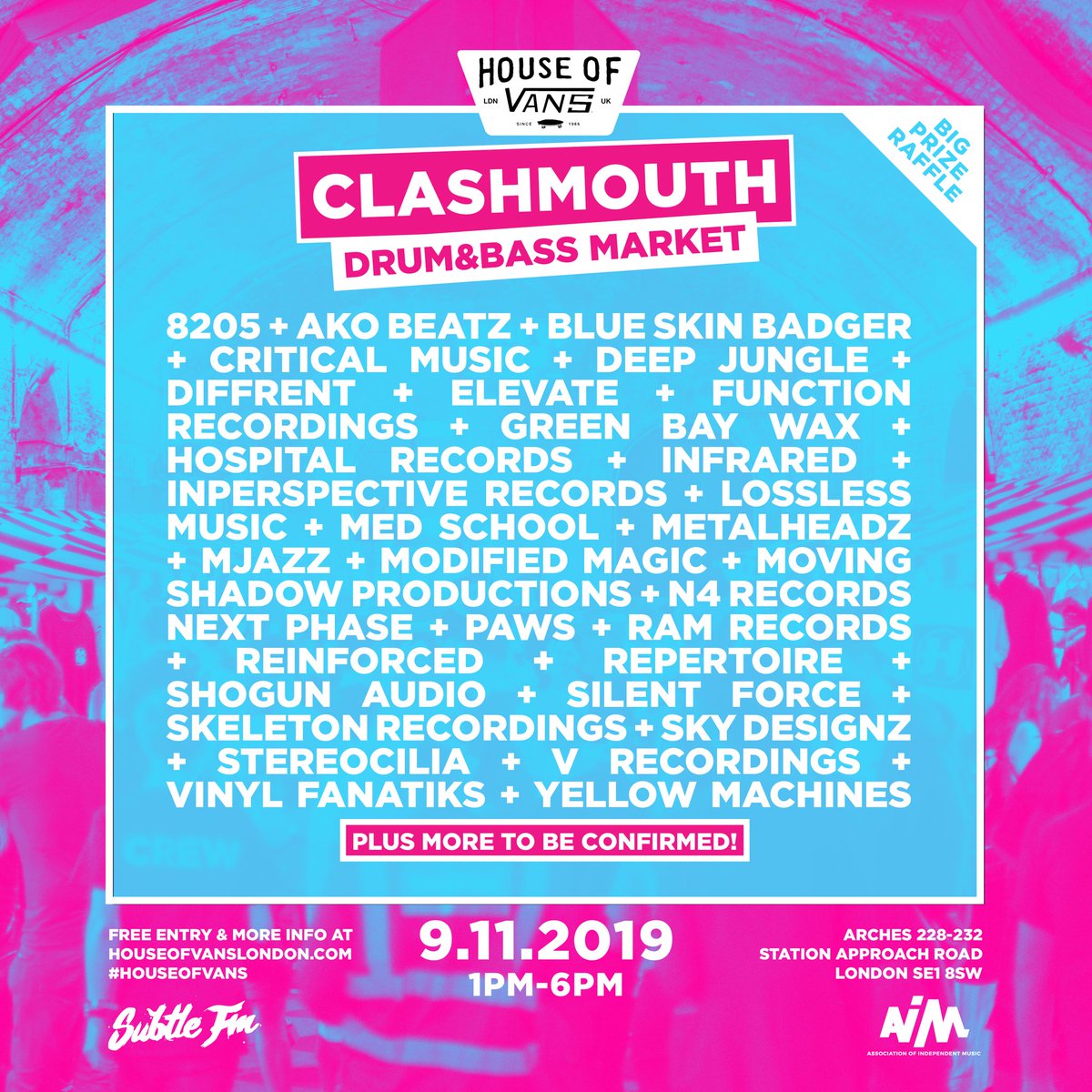 blueskinbadger's tweet photo. Not long now 4 weeks - Nov 9th - Catch Syko &amp; Mik-Sir on the Blueskinbadger Stall at Clashmouth at the House of Vans London we have exclusive release/repress of Persons Unknown CAT-001 and Persons Unknown BSBR001 official first release 27 years after it was produced https://t.co/sS0xKko1Xc