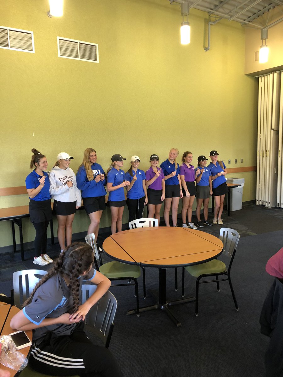GolfMillard's tweet photo. MNGG is District A-3 Champions! @katierugeee 1st place.  @jazmine0215 2nd.  @malaineywiems 6th.  @IzabellaPesicka 7th.    Champions get @DairyQueen    On to Norfolk!!  #everyshotmatters https://t.co/yGk8NnTuQG