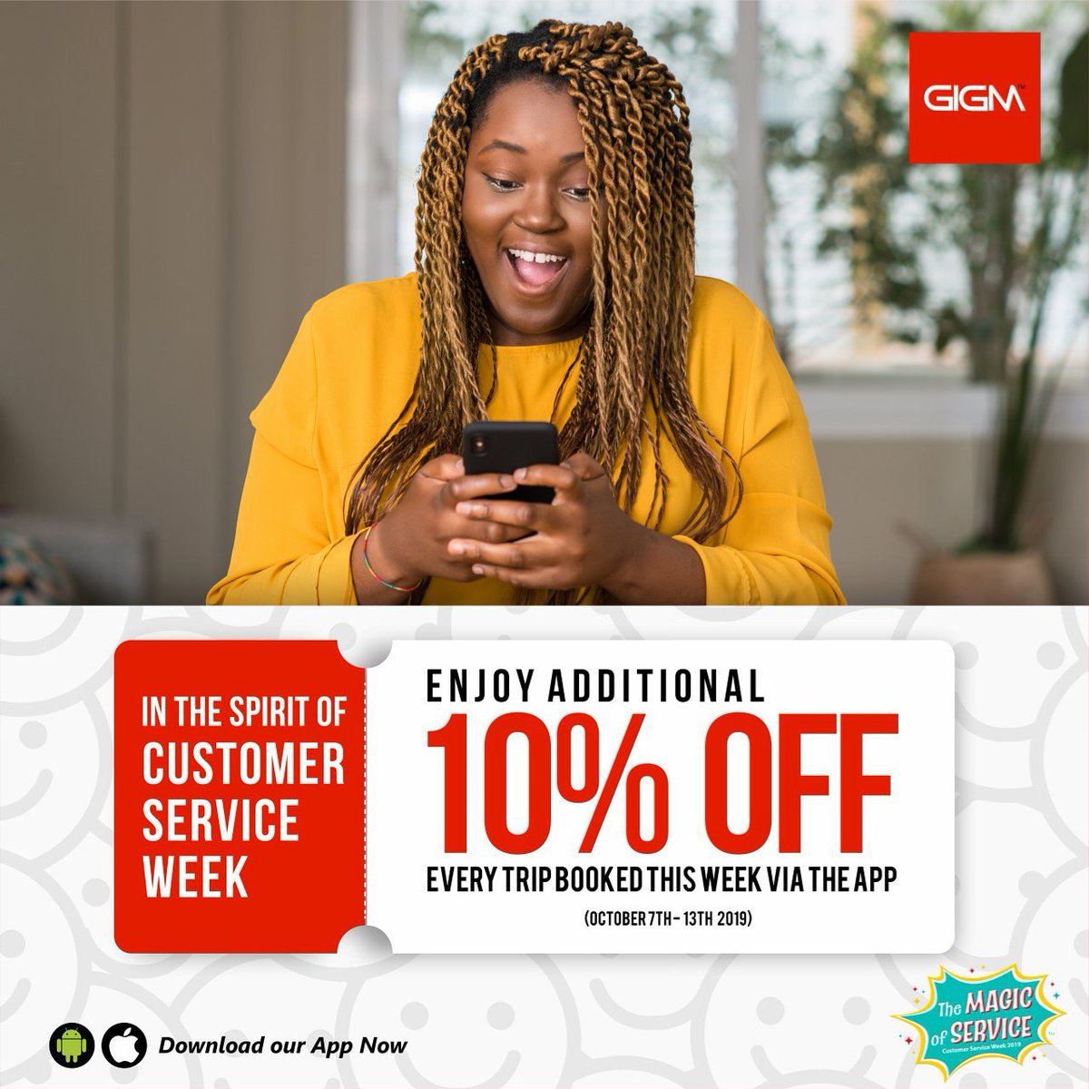 datepoll's tweet image. Welcome to datepoll: GIGM 10% off every trip booked this week via their... datepoll.com/2019/10/gigm-1…