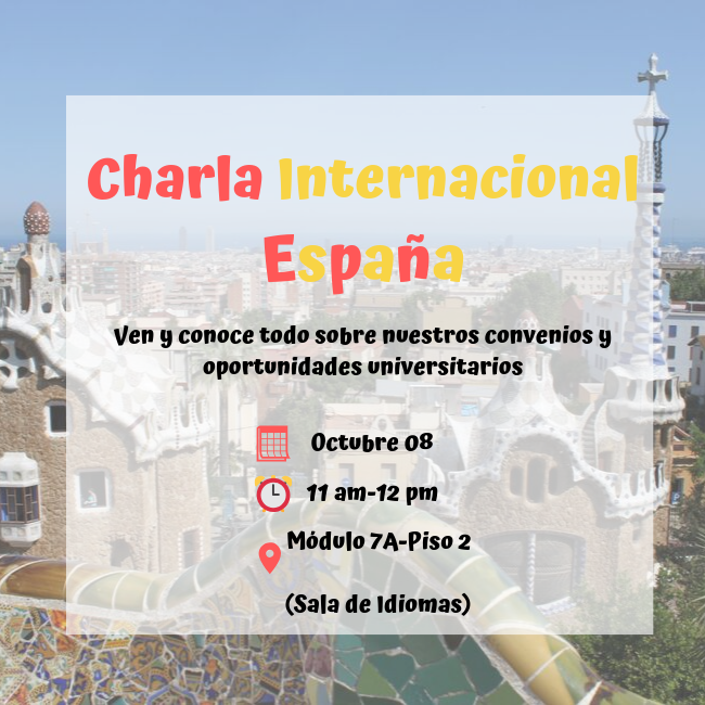 CooperacionUJTL's tweet photo. ¡No te pierdas nuestra charla internacional con España!
 #SoyUtadeo 🇪🇸🇪🇸🇪🇸
 España, es una de las mejores y mayores potencias turísticas, ya que es el segundo país mas visitado del mundo, con 82 millones de turistas y el segundo país del mundo en ingresos económicos https://t.co/YcaBWjsdgb