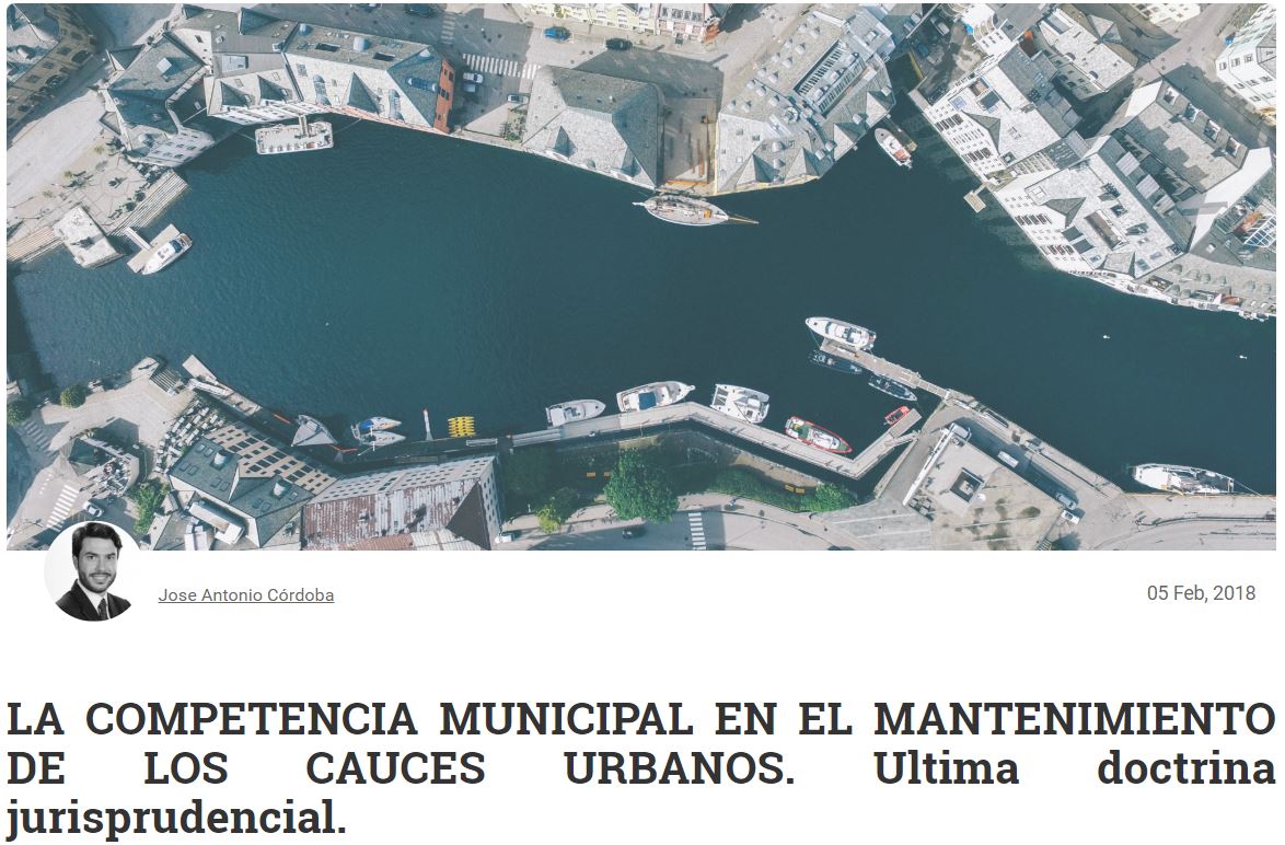 acalsl's tweet photo. " #gotafria : ¿a qué administración se puede exigir responsabilidad patrimonial?" @murciaeconomia
se hace eco del artículo que publicamos hace unos meses en nuestro blog acerca de la competencia municipal en el mantenimiento de los cauces urbanos.
https://t.co/gs9oGSxI3a https://t.co/YeCv59o6ei